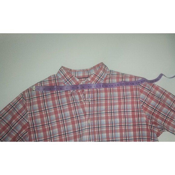 Croft & Barrow Mens Button Shirt Short Sleeve Size Large Easy Care - Picture 5 of 5
